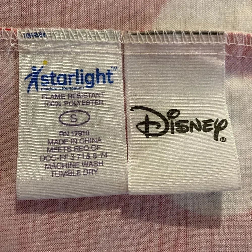 Disney Minnie Mouse Starlight Children Pajamas/Beach Kimono Size S Like New